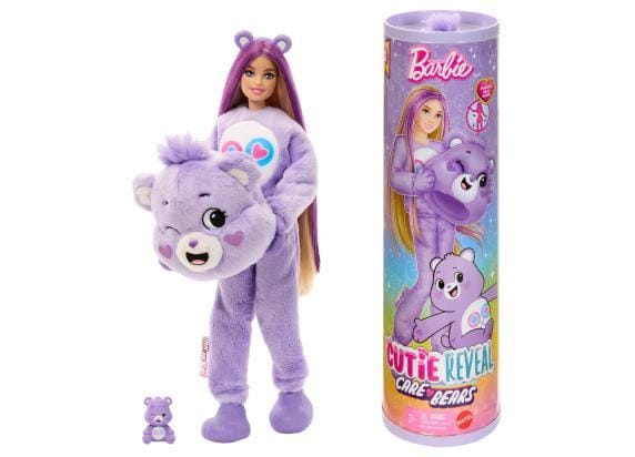 Barbie Cutie Reveal x Care Bears - Share Beer paars Speelpoppen