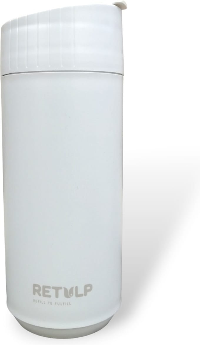 Retulp Bio Premium Beker - Koffiebeker to go - 425 ml - Wit
