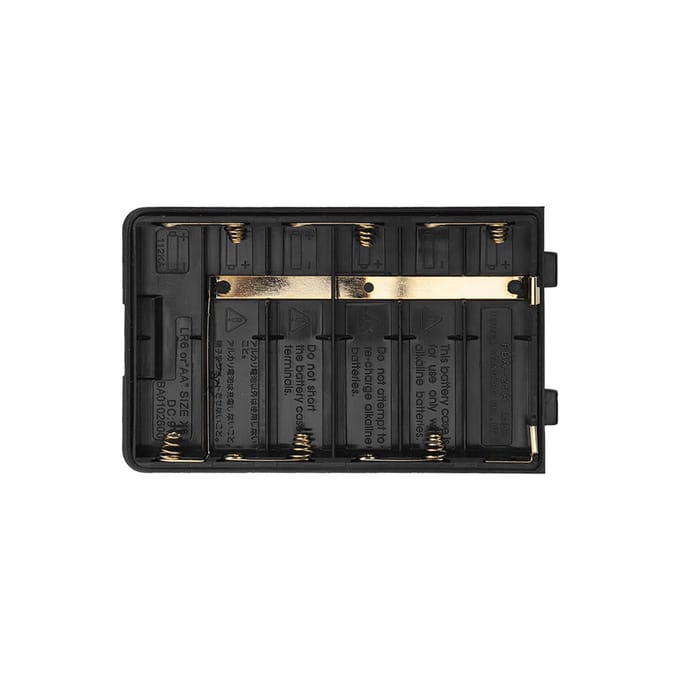 AA Batterijpakket Handige Plastic Batterijhouder Doos Compatibel voor Yaesu VX‑150 VX‑110 black