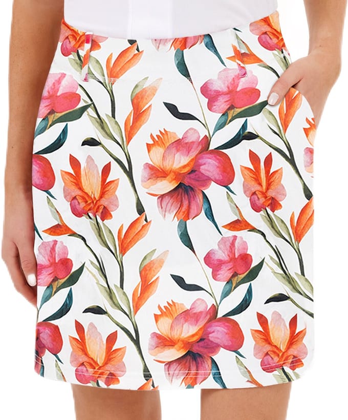 Func Factory dames Rokje Soft Big Flowers met binnenbroekje maat S