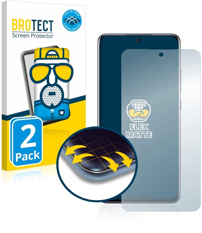 BROTECT - Screenprotector voor Xiaomi 12X - Folie Beschermfolie matte volledig dekking 2 Stuks