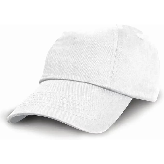 Result Junior Low Profile Cotton Cap RH18J - White - One size