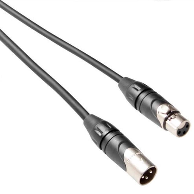 Amphenol XLR (m) - XLR (v) audiokabel / premium - 6 meter