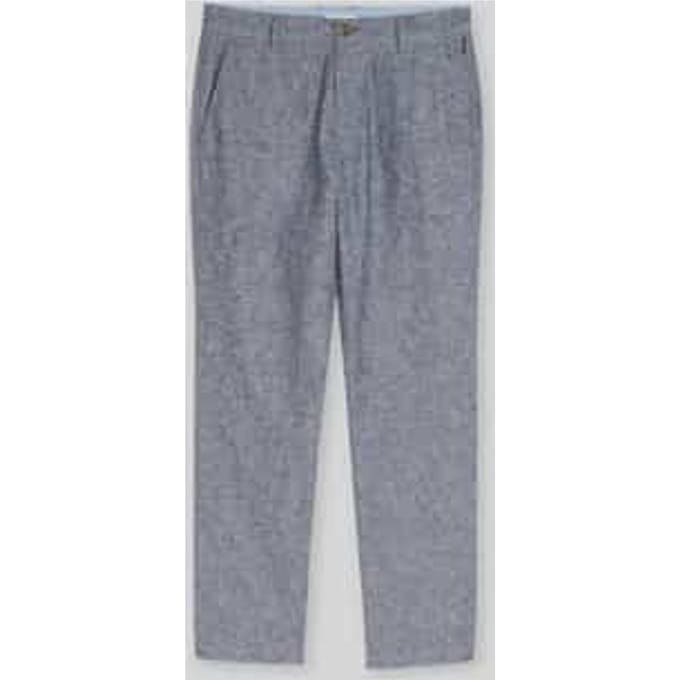 regular fit chino van linnen-katoenmix