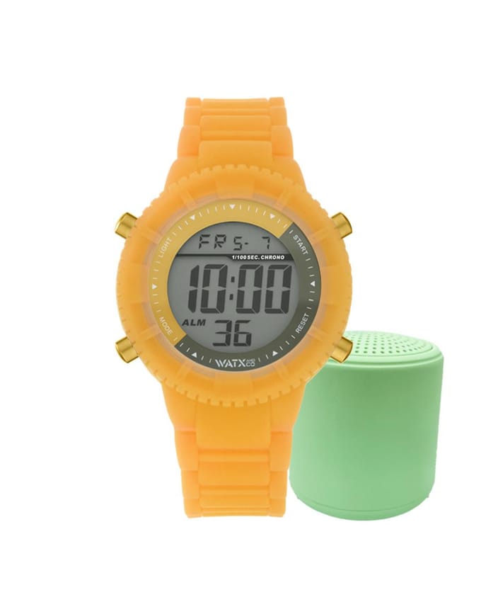 Montre WATXANDCO RELOJ5_M. Quartz, Couleur rouge. Femme. orange