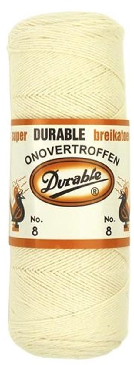 Durable Breikatoen Nr. 6 - 087 ecru - Katoen Garen