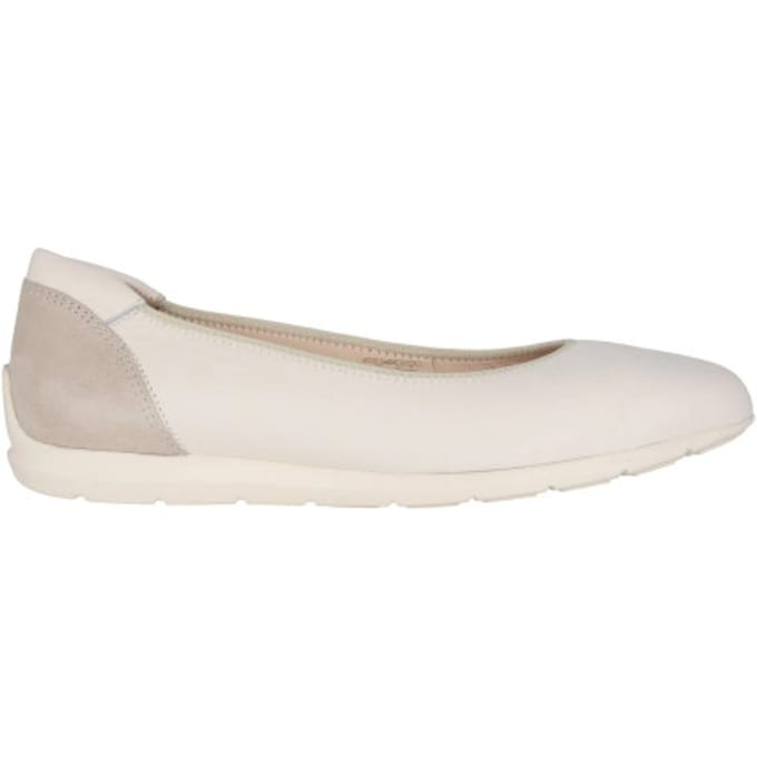 Ara Sardinia - dames ballerina - Wit - maat 41 (EU) 7 (UK)