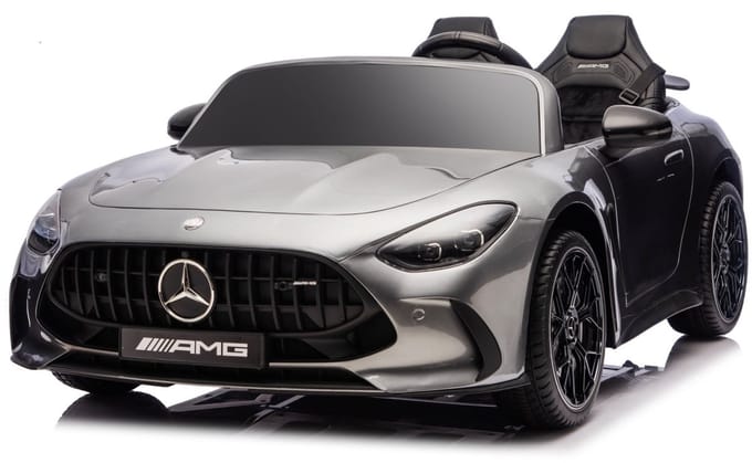 Mercedes AMG GT63 - Elektrische Kinderauto 2 persoons - 24V - met Afstandsbediening - Grijs