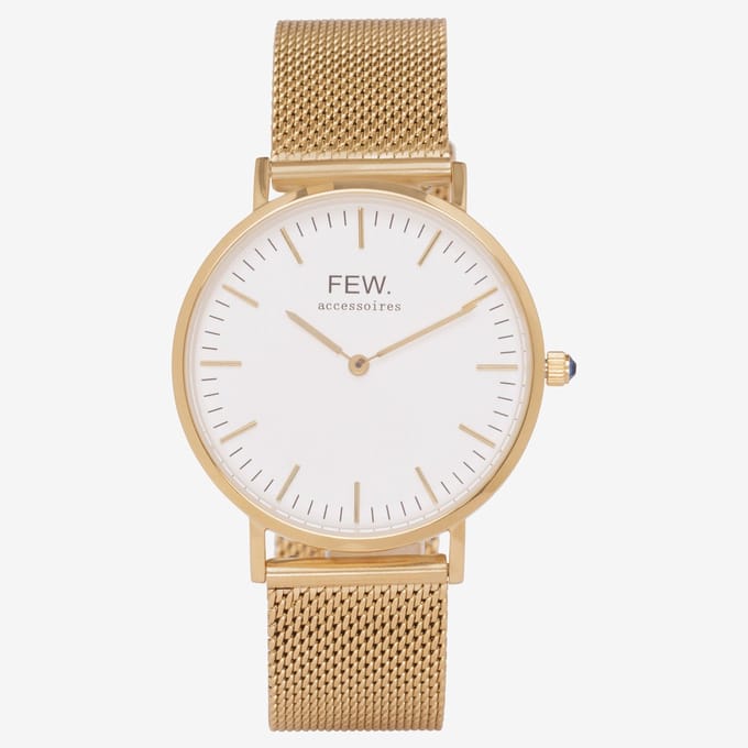 Bellezza Grande White Gold Mesh