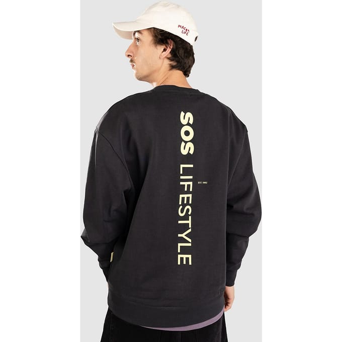 SOS Bovec Crew V1 Sweater blauw