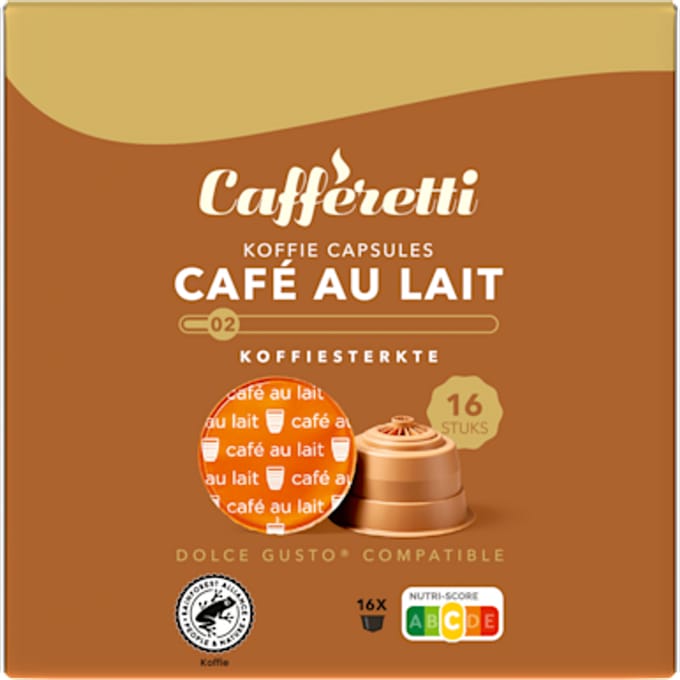 Koffiecapsules café au lait
