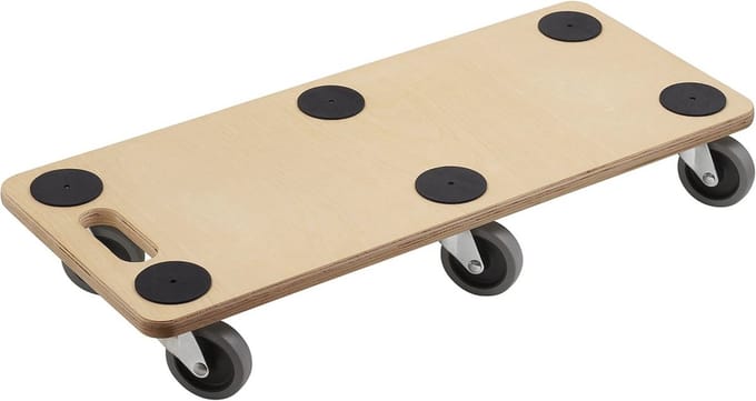 Transportroller 680 x 290 mm - 300 kg draagkracht - Meubelroller en transporthulp voor verhuizing