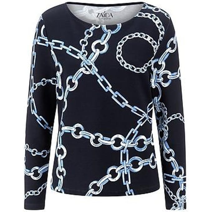 Shirt lange mouwen Van Efixelle blauw