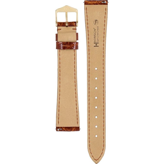 Hirsch 01808070-1-17 Genuine Croco Horlogeband