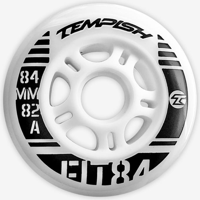 Skatewielen Tempish 84 x 24 MM met lagers en spacers 4 pack