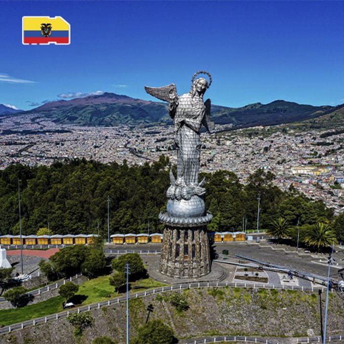 InternationalSIM Data Simkaart Ecuador - 1 GB - 30 dagen