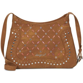 Desigual schoudertas Yankee Manaos Crossbody Bag Camel bruine