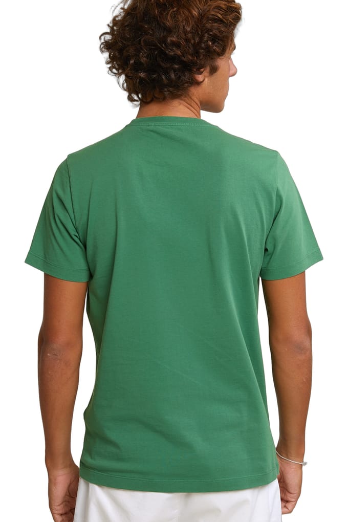 River Woods Normal Fit Basic T-shirt Short Sleeves Belize Green Größe: S | Bedruckte T-Shirts Outlet | Herren | Grün