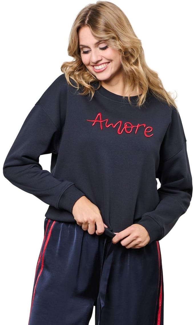 &Co Woman AMORE - Sweater - XL - Blauw