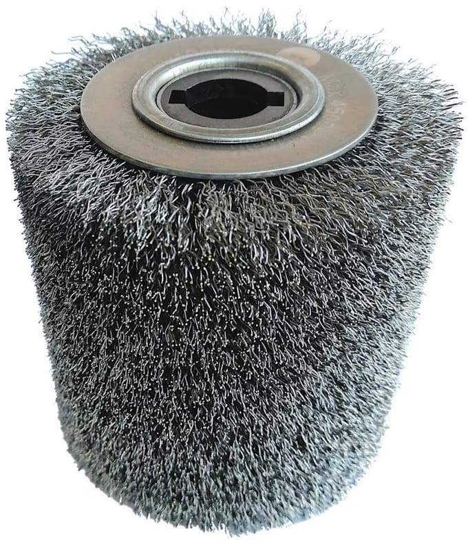 Glob Tools - Borstel voor Houtveroudering - Staal - 100x100x19mm