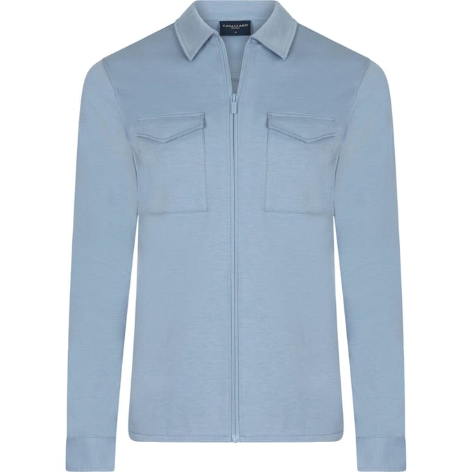 Cavallaro Zaverio Overshirt Overshirts Lichtblauw 123261014