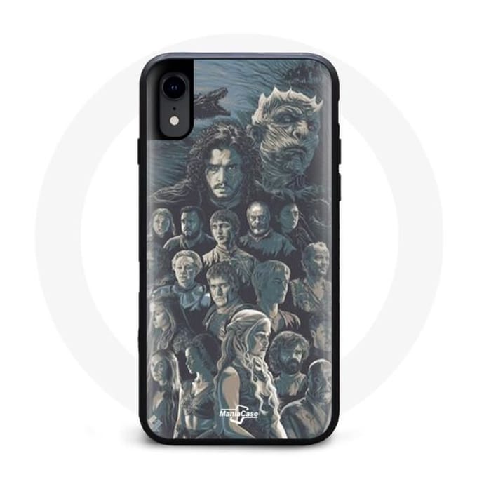 Coque - Game of Thrones - Iphone X - Rigide - Protection - Personnages gris