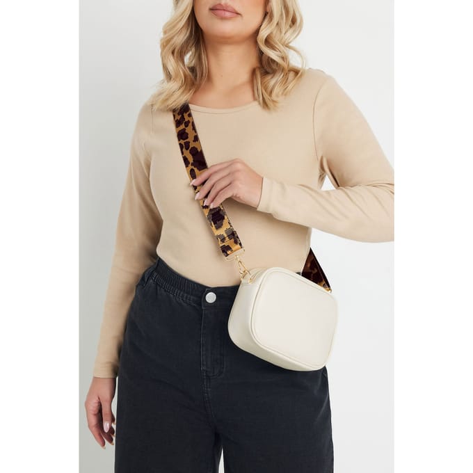 Yours Naturelbruine Luipaardprint Crossbodytassize One Size