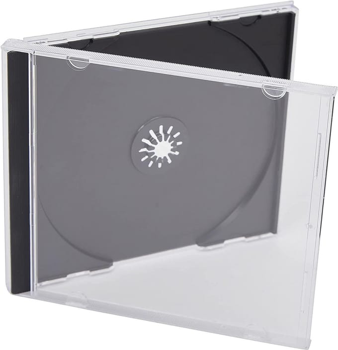 Set van 25 Standaard CD/DVD Enkele Jewel Cases - Voor CD's en DVD's