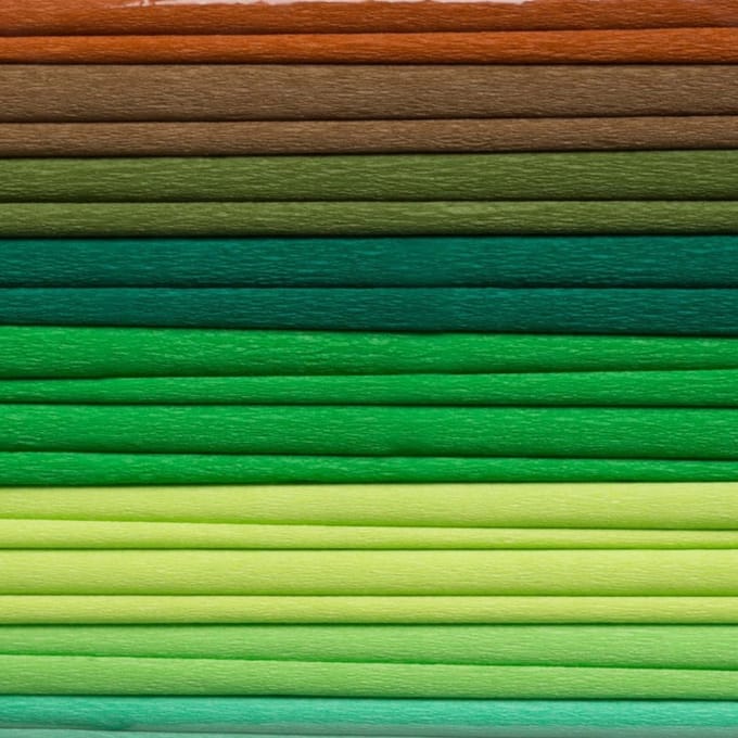 Happy Color Crêpe Papier Aardetinten 25x200cm - 10 Rollen