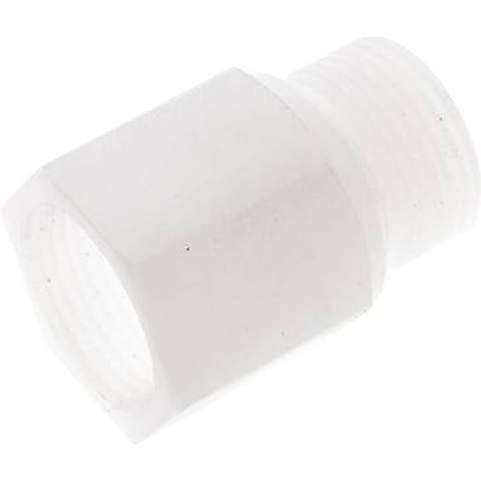 Verlengnippel G3/4'' Buitendraad X Binnendraad PVDF 10bar FDA 32mm Hex