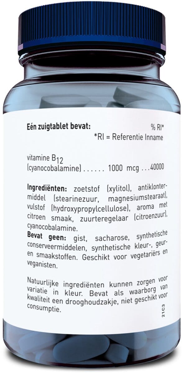 Orthica - Co-Enzym B12 - 2 x 60 zuigtabletten - Voordeelverpakking