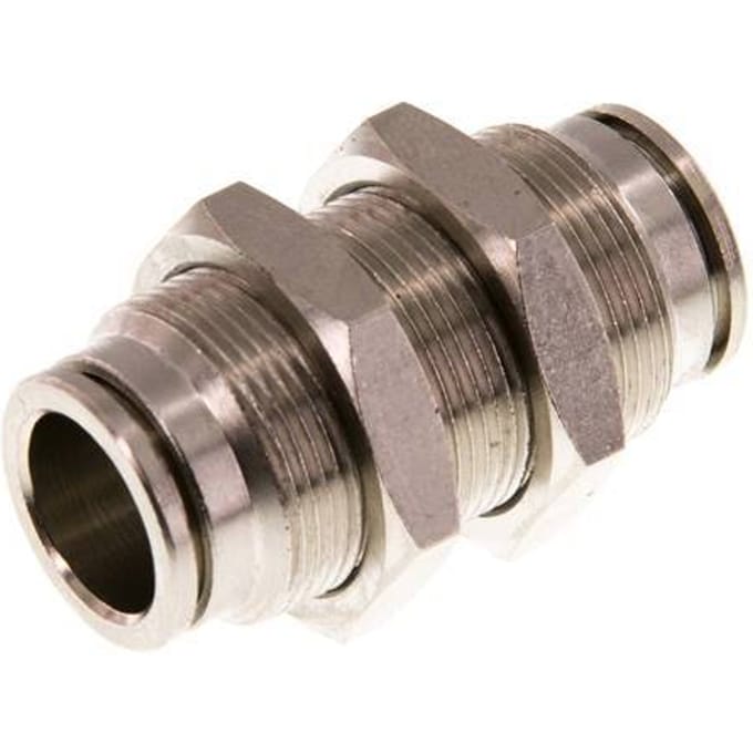 12mm Messing Insteekfitting Schotdoorvoer FKM