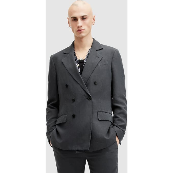 AllSaints Tansey Blazer Slate Grey Taglia: 44 | Blazers Outlet | Uomo | Grigio
