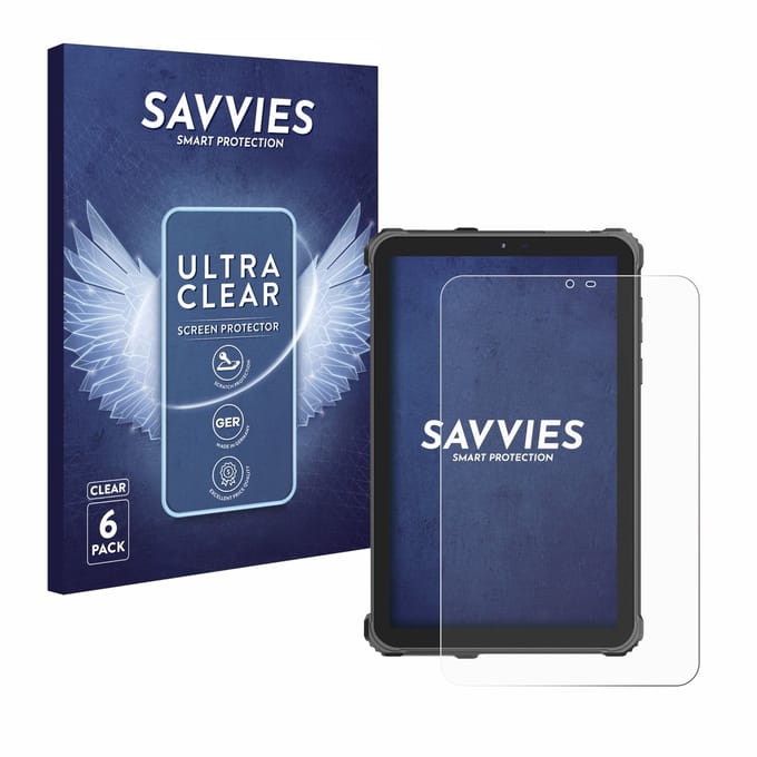 Savvies - Screenprotector voor Oukitel RT3 Pro - Folie Beschermfolie transparant 6 Stuks