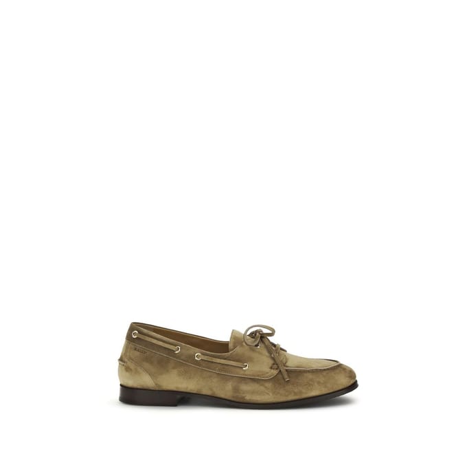 Bally Beige Buffelleer Instaploafers