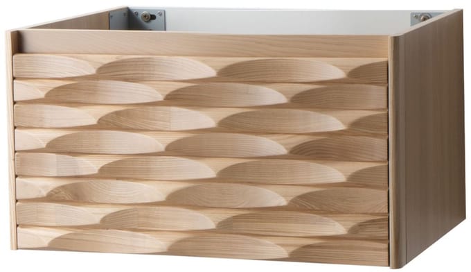 MAGNOLIA wastafelonderkast – 79x40x52 cm – Licht eiken – Greeploos & softclose