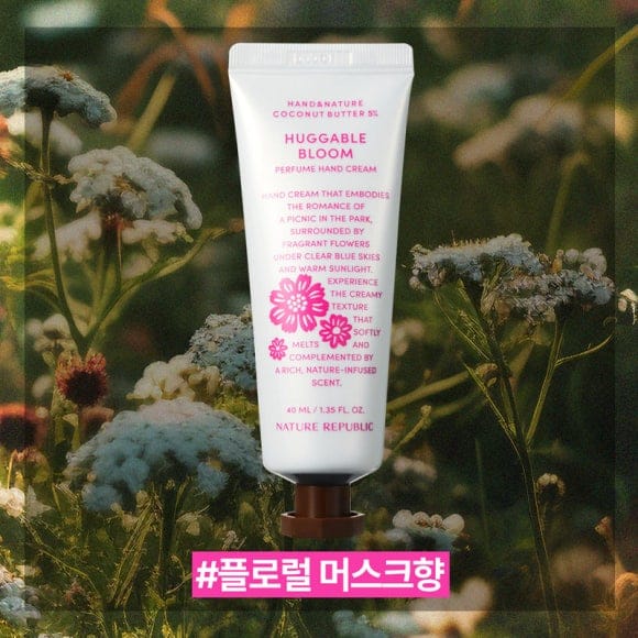Nature Republic Hand & Nature Parfum Handcrème 40ml (12 Opties) Huggable Bloom white