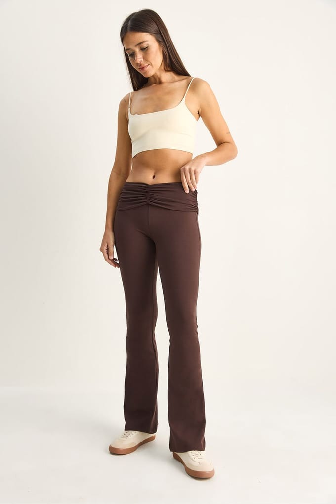 Hoge Taille Flared Leggings