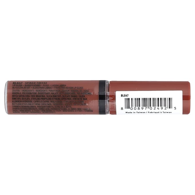 NYX Professional Makeup, Butter Gloss, Lipgloss, 47 Spike Toffee, 8ml (0,27 vloeibare ounces) brown