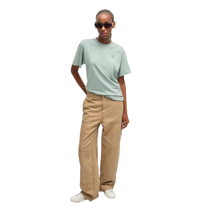 Hugo Hacarpe cargo-broek met rechte pijpen voor dames (Beige)