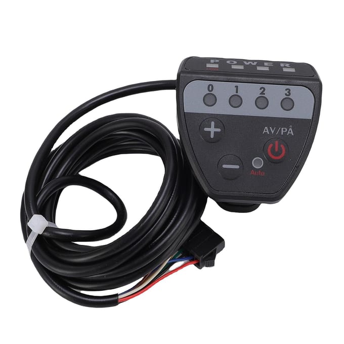 Elektrische Fiets Conversie Kit 3 Modi 22A Borstelloze Motor Controller 130X Duim Gashendel en LED black
