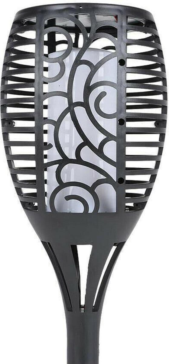 Lumineo Solar tuinfakkel ovaal - vlameffect - zonne-energie - 60 cm