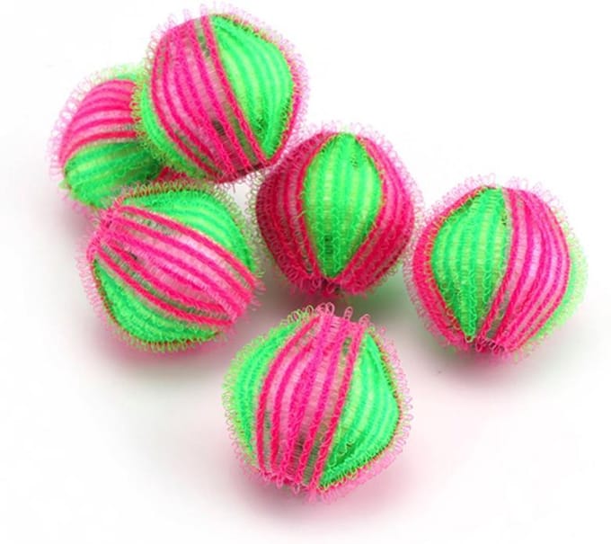 Sens Design 6 stuks Wasballen Ontharingsbal Pluisballen Wasmachine