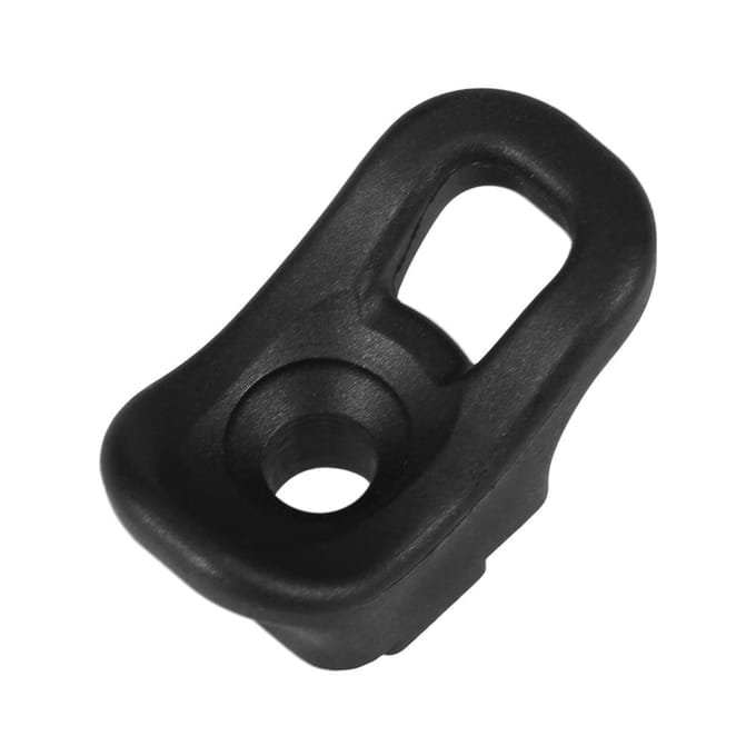10-Pack kajakoogje, bevestigingslus, dekbevestiging, bungeekoordset, uitrusting, pad, oog zwart