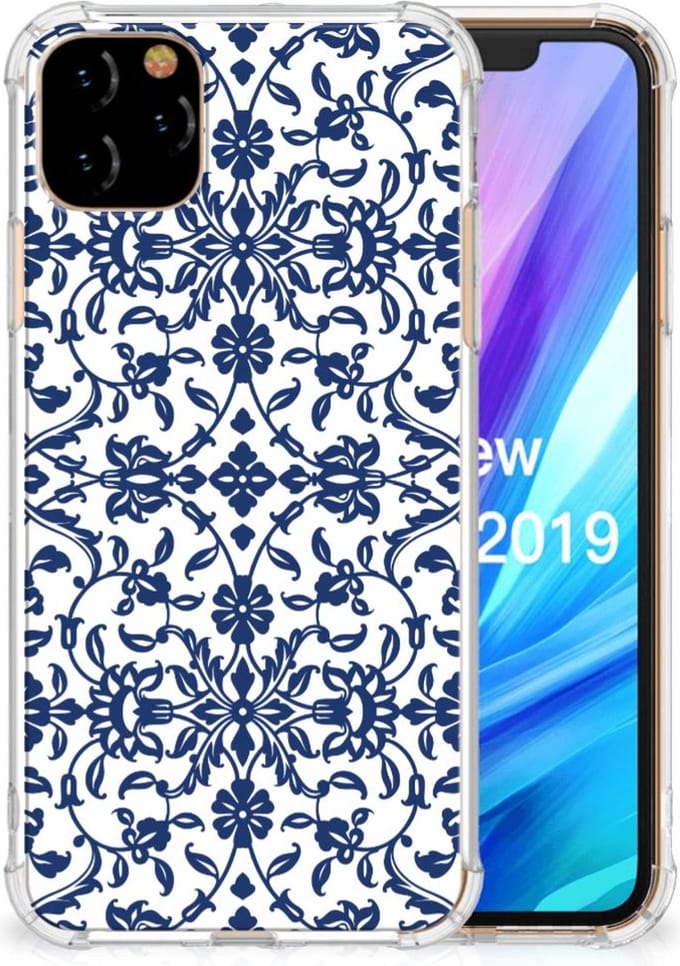 Apple iPhone 11 Pro Max Case Flower Blue