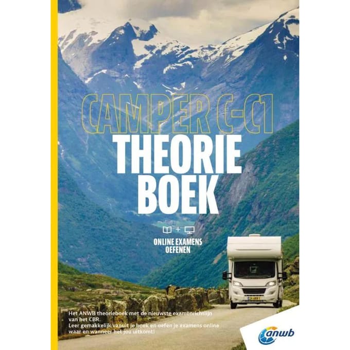 ANWB Camper Theorieboek C-C1 + Online examens oefenen
