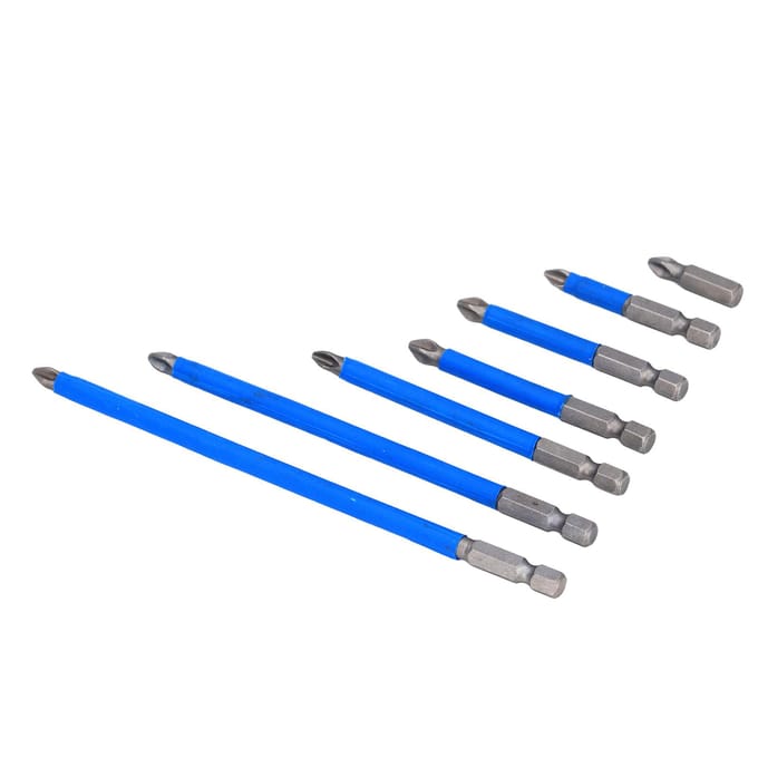 7PCS Set Kruiskopschroevendraaierbit PH2 Magnetisch Elektrische Schroevendraaier Boorbit met Magnetiseerder