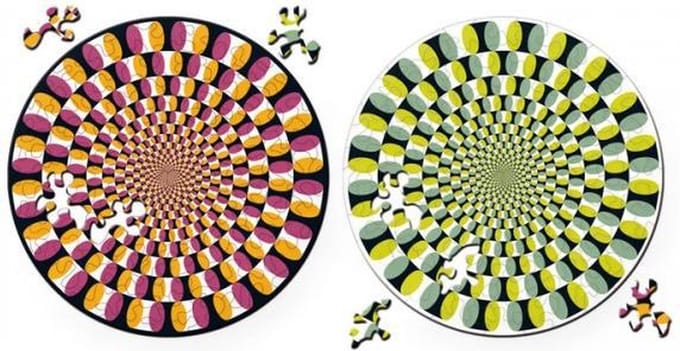 Puzzel Double Swing - Dubbelzijdige Ronde puzzel in Hout - 88 stukjes