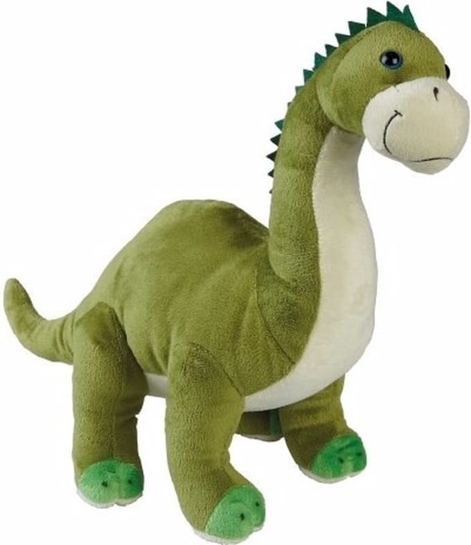 Ravensden Brontosaurus knuffel - Groene dino van 43 cm - Pluche speelgoed