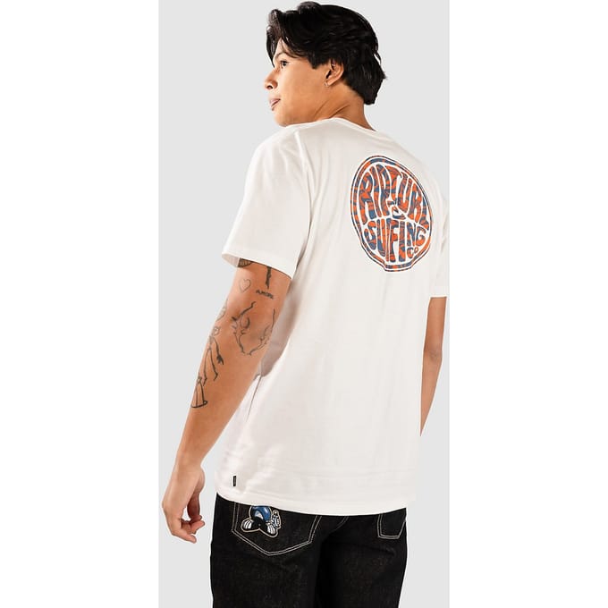 Rip Curl Streamline Pass T-shirt Met Korte Mouwen Wit S Man